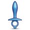 B-VIBE Slide Anal-Plug aus Silikon Blau