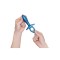 B-VIBE Slide Anal-Plug aus Silikon Blau