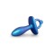B-VIBE Slide Anal-Plug aus Silikon Blau