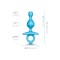 B-VIBE Pop Anal Beads Blau