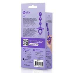 B-VIBE Zip Anal Beads Violett