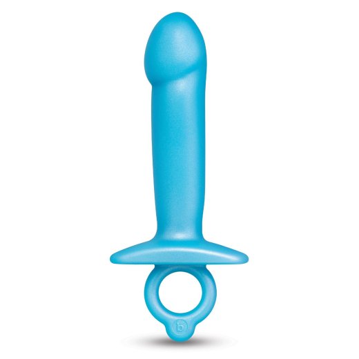 B-VIBE Lil Dil Silikon Anal Plug Blau