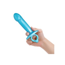 B-VIBE Lil Dil Silikon Anal Plug Blau