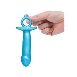 B-VIBE Lil Dil Silikon Anal Plug Blau