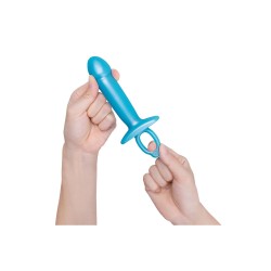 B-VIBE Lil Dil Silikon Anal Plug Blau