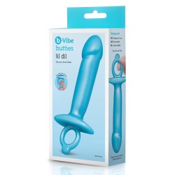 B-VIBE Lil Dil Silikon Anal Plug Blau