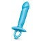 B-VIBE Lil Dil Silikon Anal Plug Blau