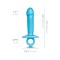 B-VIBE Lil Dil Silikon Anal Plug Blau