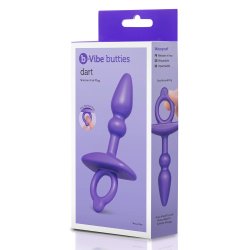 B-VIBE Dart Silikon Anal-Plug Violett