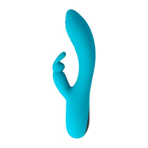 VIRGITE V9 Rabbit Vibrator mit Tapping-Funktion Blau