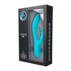 VIRGITE V9 Rabbit Vibrator mit Tapping-Funktion Blau