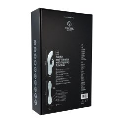 VIRGITE V9 Rabbit Vibrator mit Tapping-Funktion Blau