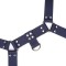 LIEBE SEELE Cerulean Dominion: Blue Leather Male Harness