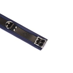 LIEBE SEELE Cerulean Dominion: Blue Leather Collar mit Leine