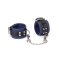 LIEBE SEELE Cerulean Dominion: Blue Leather Handcuffs