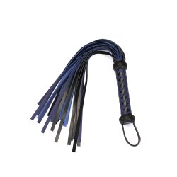 LIEBE SEELE Cerulean Dominion: Blue Leather Flogger