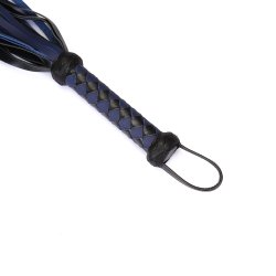LIEBE SEELE Cerulean Dominion: Blue Leather Flogger