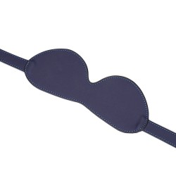 LIEBE SEELE Cerulean Dominion: Blue Leather Blindfold