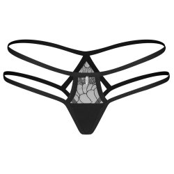 OBSESSIVE Arrowel Thong Schwarz