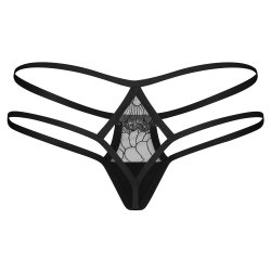 OBSESSIVE Arrowel Thong Schwarz