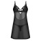OBSESSIVE Alliane Chemise & Thong Schwarz