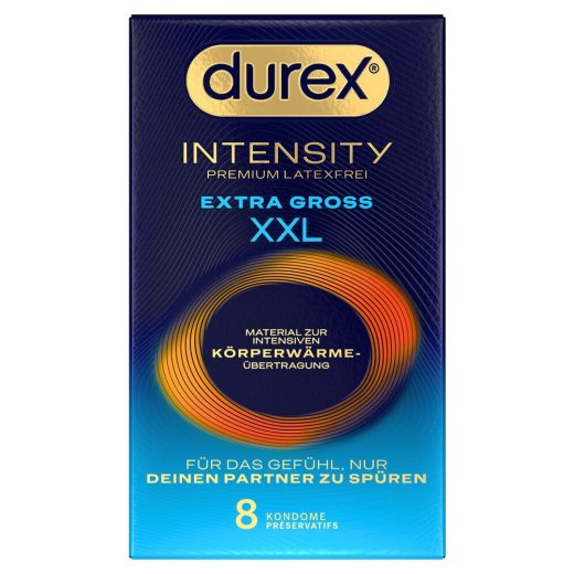 DUREX Intensity Premium Kondome XXL Latexfrei 10 Stk.