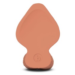 B-VIBE Slipskin Girthy Dildo Ø 4,4 cm x 15,4 cm Mocca