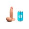 B-VIBE Slipskin Girthy Dildo Ø 4,4 cm x 15,4 cm Mocca