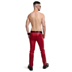 REGNES FETISH PLANET Wetlook Hose RMTommaso002 Rot