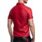 REGNES FETISH PLANET Polo Shirt mit Reissverschluss Rot