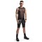 REGNES FETISH PLANET Ärmelloses Mesh T-Shirt Schwarz
