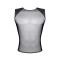 REGNES FETISH PLANET Ärmelloses Mesh T-Shirt Schwarz
