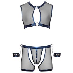 SVENJOYMENT Bondage 2er-Set Schwarz/Blau