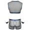 SVENJOYMENT Bondage 2er-Set Schwarz/Blau