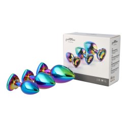 P&L Anal-Plugs mit herzförmiger Ziersteinbasis...