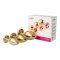 P&L Anal-Plugs mit Ziersteinbasis 3er-Set aus Aluminium Gold/Rosé