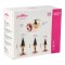 P&L Anal-Plugs mit Ziersteinbasis 3er-Set aus Aluminium Gold/Rosé