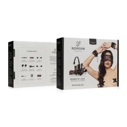 BEDROOM FANTASIES Bound by Lace BDSM Set 9-teilig Pink/ Schwarz