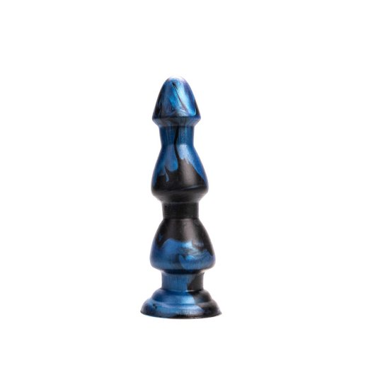 KIOTOS Revolt Blue Wave Dildo 29 Small Ø 5.5 cm x 20.5 cm Blau/Schwarz