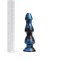 KIOTOS Revolt Blue Wave Dildo 29 Small Ø 5.5 cm x 20.5 cm Blau/Schwarz