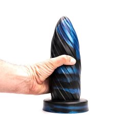 KIOTOS Revolt Blue Wave Dildo 28 Ø 8 cm x 25 cm Blau/Schwarz