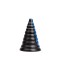KIOTOS Revolt Blue Wave Plug 23 Ø 8.5 cm x 18.5 cm Blau/Schwarz