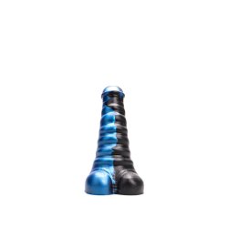 KIOTOS Revolt Blue Wave Dildo 12 Ø 5 cm x 15 cm Blau/Schwarz