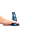 KIOTOS Revolt Blue Wave Dildo 12 Ø 5 cm x 15 cm Blau/Schwarz
