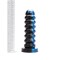 KIOTOS Revolt Blue Wave Dildo 11 Ø 6 cm x 21.5 cm Blau/Schwarz
