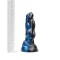 KIOTOS Revolt Blue Wave Dildo 09 Large Ø 9.5 cm x 25 cm Blau/Schwarz