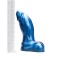 KIOTOS Revolt Blue Wave Dildo 08 Large Ø 7 cm x 22 cm Blau/Schwarz