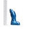 KIOTOS Revolt Blue Wave Dildo 08 Medium Ø 5.5 cm x 18.5 cm Blau/Schwarz