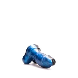 KIOTOS Revolt Blue Wave Dildo 08 Small Ø 5 cm x 16 cm Blau/Schwarz