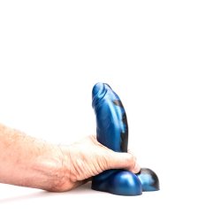 KIOTOS Revolt Blue Wave Dildo 08 Small Ø 5 cm x 16 cm Blau/Schwarz